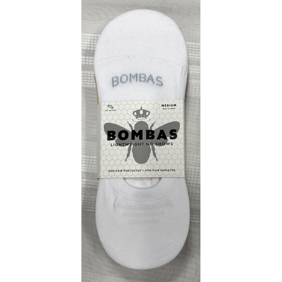 4-Pack Bombas Mens Womens Unisex Basic Colors Lightweight No Show Socks Size Med - Picture 2 of 5